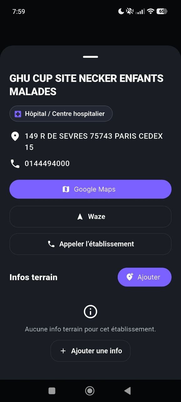 Fiche établissement GPS Santé AmbuPro