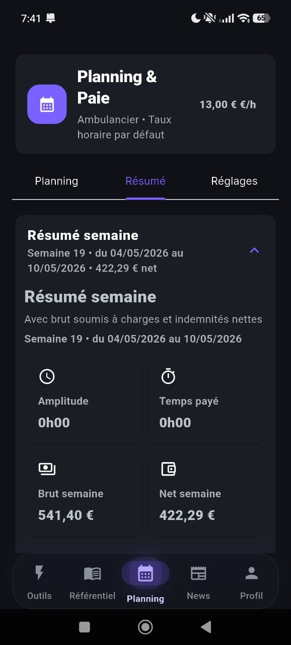 Résumé semaine AmbuPro